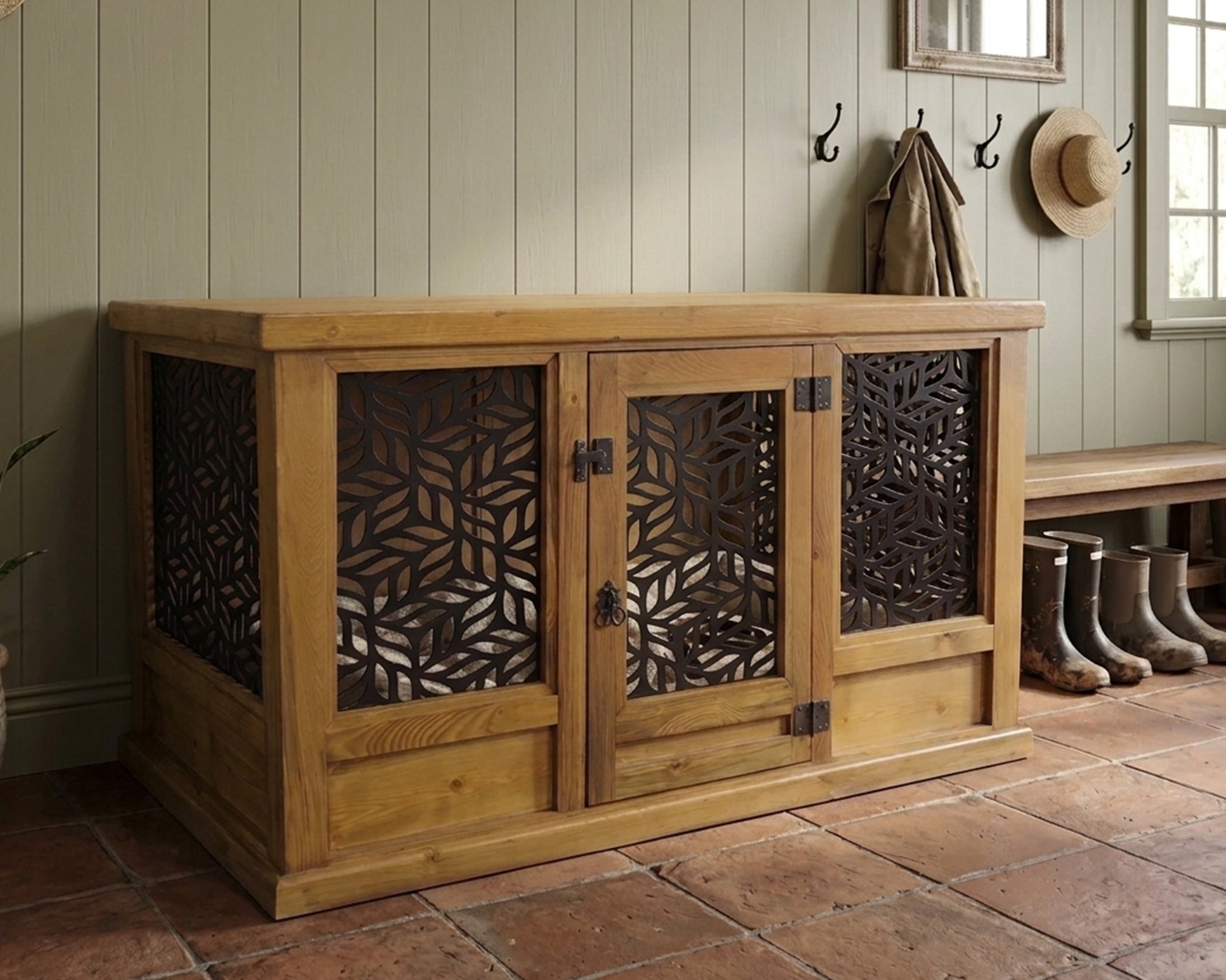 Pet Kennel Oak 60 (1 in Stock) (image for) Pet Kennel Oak 60 (1 in Stock)