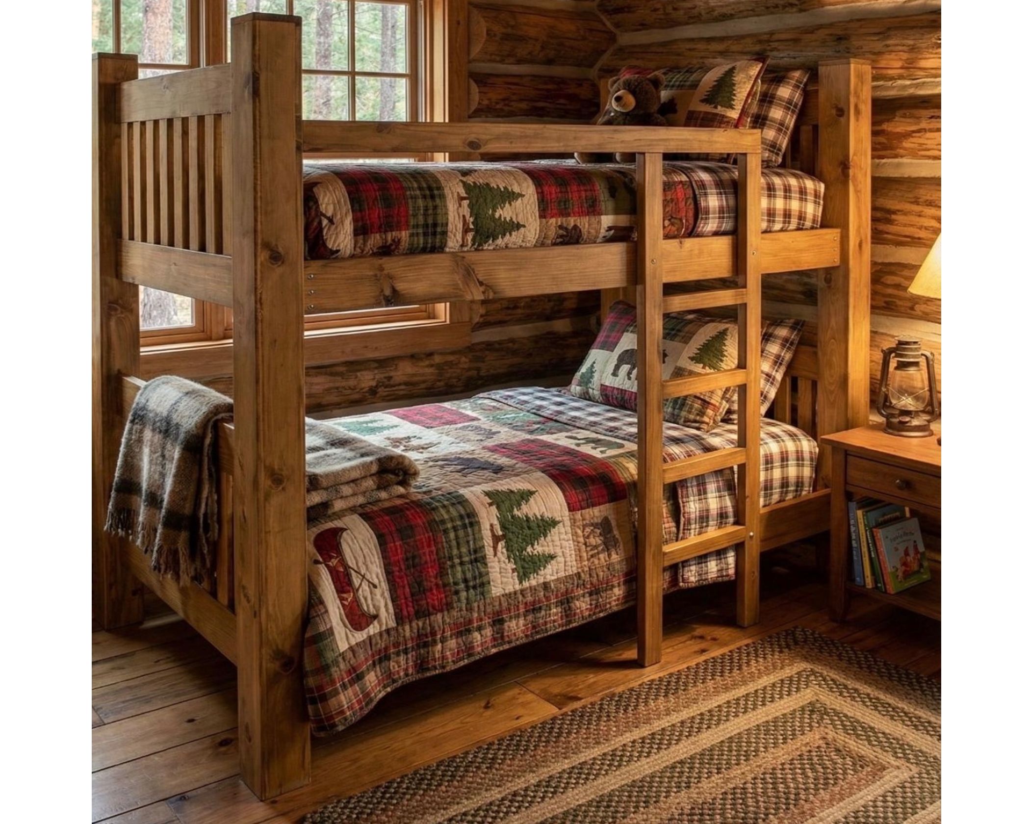 Bunk Bed Nogal T/T (1 in Stock) (image for) Bunk Bed Nogal T/T (1 in Stock)